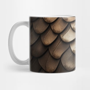 Bronze Dragon Skin Pattern - Dragon Hide Texture Mug